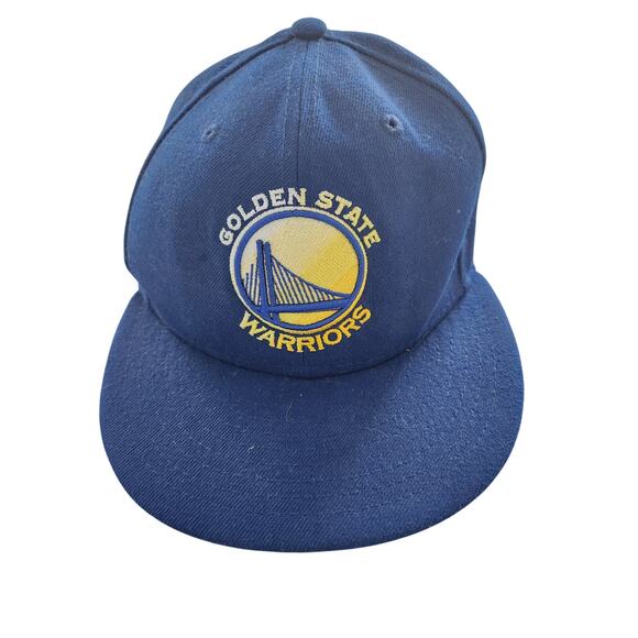 Golden State Warriors New Era 59Fifty Hat Fitted 6 7/8 Ombre Stitch NBA Cap - Picture 1 of 6